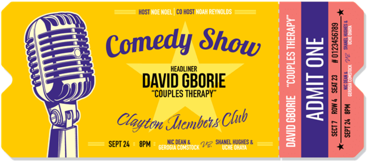 Comedy Show featuring David Gborie 